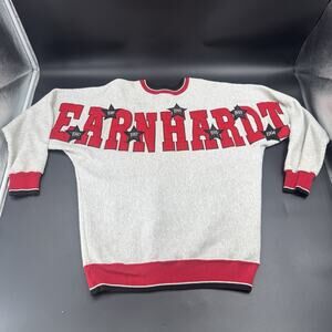 Vintage NASCAR Crewneck Sweater Dale Earnhardt Embroidered Spellout Size L